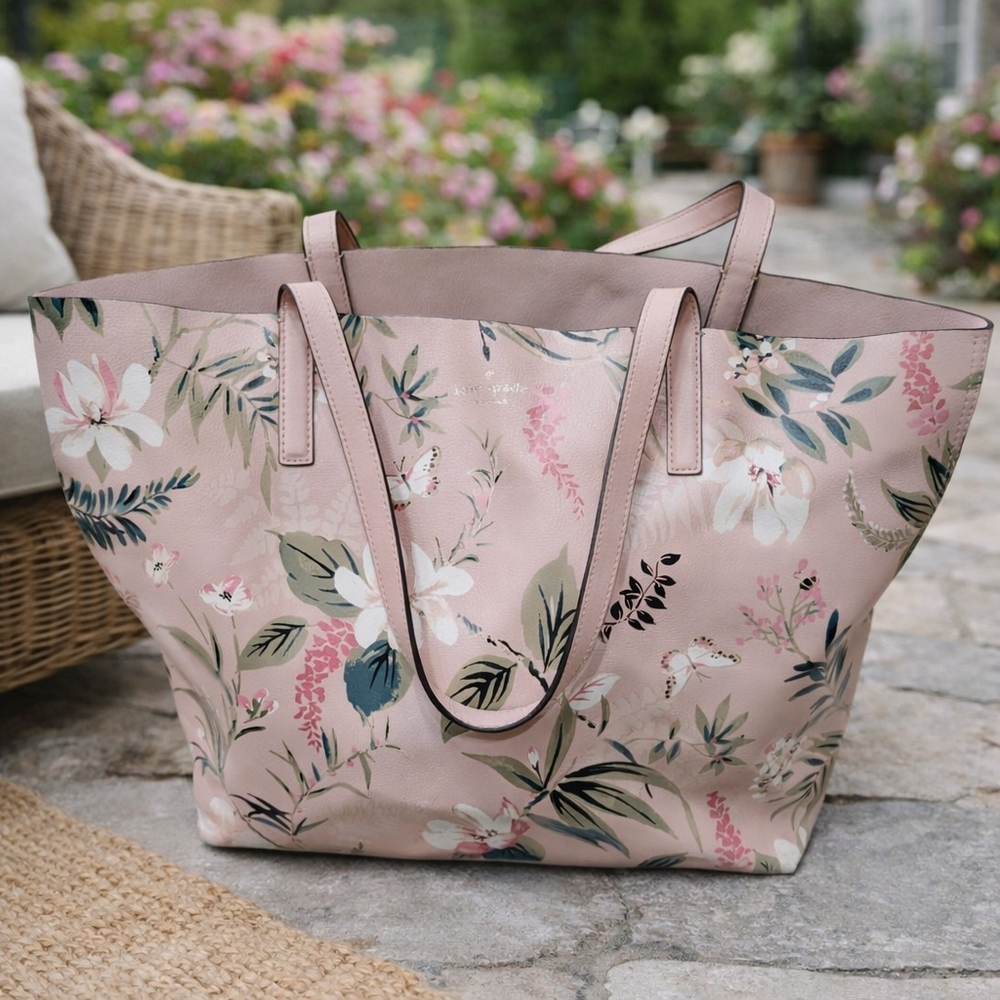 Kate Spade Pink Floral Tote